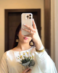 White Farshi RawSilk