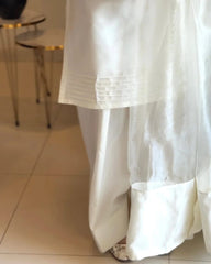 White Farshi RawSilk