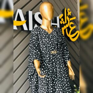 Printed Chiffon Kaftan